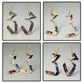 Bulk Lots: 75 pairs-Genuine Closinne Dangle Earrings--$1.49 pr!