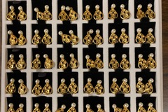 Bulk Lots: 720 prs-Convertible 2-part Earrings-$0.14 pr