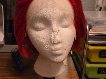 Selling with online payment: Arda Classic CADY Lacefront Cosplay Wig - Red