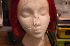 Selling with online payment: Arda Classic CADY Lacefront Cosplay Wig - Red