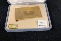 Bulk Lots: 36 pcs-Money Clip w/Genuine Ruby-$20.00 retail-$2.77 ea