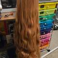 Selling with online payment: Synthetic Golden Brown Long Cosplay Wig Thick Wavy
