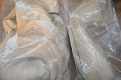 Selling with online payment: Arda Jeannie Ponytail Wig - Ash Blonde UNUSED, Size Large
