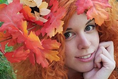 Selling with online payment: Merida Curly Orange Wig