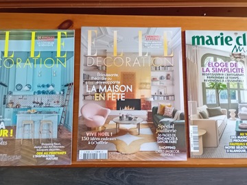 Vente: Lot de 3 revues de décoration