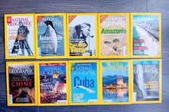 Vente: 10 numéros anciens du magazine NATIONAL GEOGRAPHIC