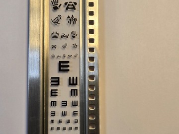 Selling with online payment: Visual Acuity Glass Slide Mtal Frame