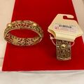 Bulk Lots: 50 pcs-Kohl's Antique Gold Bracelets-$24.00 retail-$1.99 pc