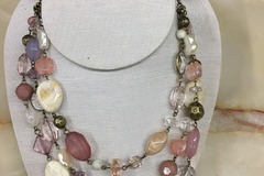 Bulk Lots: 120 pcs-Premier Designs 3 row Necklace-16"-18"-20" $1.50 pcs