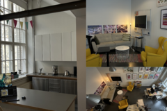 Renting out:   40 m² loft-toimisto Kaapelitehtaalla -   40 m² loft office