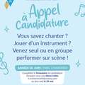 Actualité: ⭐️  Appel à candidature: la scène est à vous ! ⭐️ 