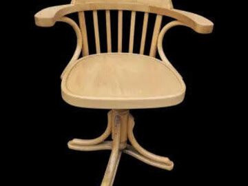 Vente: Chaise pivotante style Baumannn