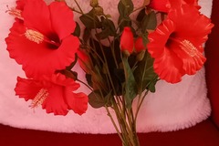 Vente: LOT DE 6 HIBISCUS ARTIFICIELS