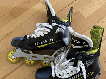 Verkaufen mit Online-Zahlungen: BAUER INLINEHOCKEY SKATE VAPOR X4 - Größe: 7, Weite FIT 2