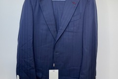 Selling with online payment: [EU] NWT Suitsupply navy herringbone full canvas suit, size 36R