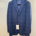 Selling with online payment: [EU][NO US TAX] NWT Suitsupply blue windowpane jacket, size 38R