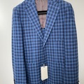 Selling with online payment: [EU][NO US TAX] NWT Suitsupply blue check jacket, size 38R