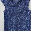 Vente: HAUT BLEU FLEURI