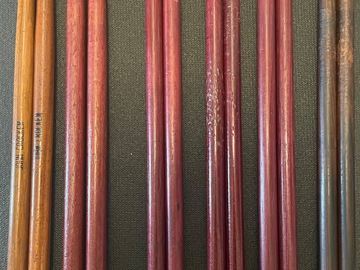 Selling with online payment: John Crocken Handmade Drumsticks (6) Pair