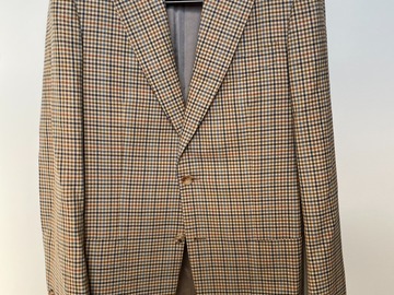 Selling with online payment: [EU][NO US TAX] New Dunhill multicolored check jacket, size 38R