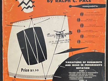 Selling with online payment: Variations of Drumming by Ralph C. Pace, Original Copy, 1949