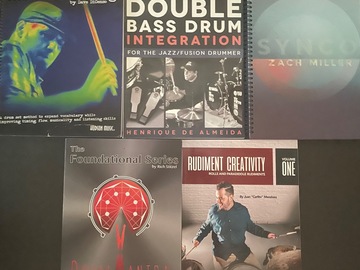 Selling with online payment: Contemporary Drum Set Books Bundle #3