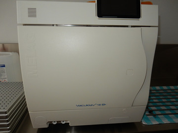 Gebruikte apparatuur: Melag sterilisator