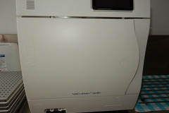 Gebruikte apparatuur: Melag sterilisator