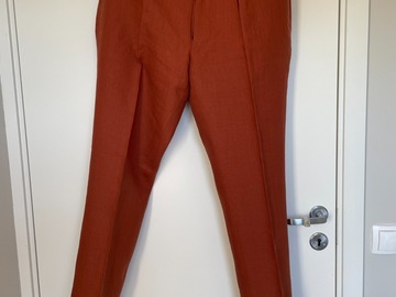 Selling with online payment: [EU][NO US TAX] NWOT Villa del Corea linen high rise pants, w34