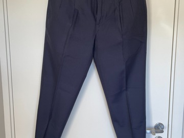 Selling with online payment: [EU][NO US TAX] NWOT Suitsupply navy silk trousers, size w32
