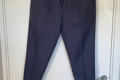 Selling with online payment: [EU][NO US TAX] NWOT Suitsupply navy silk trousers, size w32