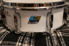 VIP Member: Ludwig 5x14 White Vistalite Snare Drum - Imperial Lugs - See List