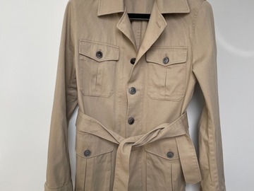 Selling with online payment: [EU][NO US TAX] NWOT Oscar Jacobson khaki safari jacket, size 36R