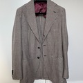Selling with online payment: [EU][NO US TAX] Suitsupply brown hounds tooth jacket, size 36L