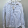 Selling with online payment: [EU][NO US TAX] NWT Suitsupply denim western shirt, 15.5L\15.75L
