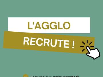Actualité: L'Agglo recrute ! 