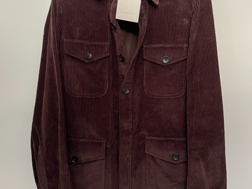 Selling with online payment: [EU][NO US TAX] NWT Suitsupply dark brown corduroy jacket, 38R