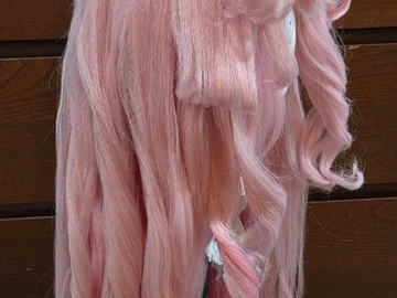 Selling with online payment: Pink styled wig