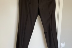 Selling with online payment: [EU][NO US TAX] NWT Cavour dark brown wool gabardine pants, w34