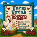 Selling with In-person Payment: Farm Fresh Eggs