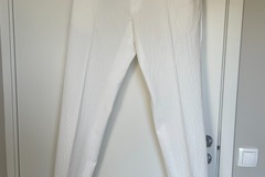 Selling with online payment: [EU][NO US TAX] NWT Cavour white seersucker trousers, size w34