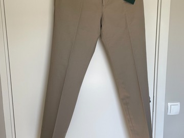Selling with online payment: [EU][NO US TAX] NWT Cavour khaki cotton trousers, size w32