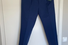 Selling with online payment: [EU][NO US TAX] NWT Cavour mid blue cotton trousers, size w34
