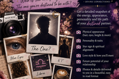 Selling: SOULMATE SNAPSHOT READING- WHO IS THE ONE FOR YOU?