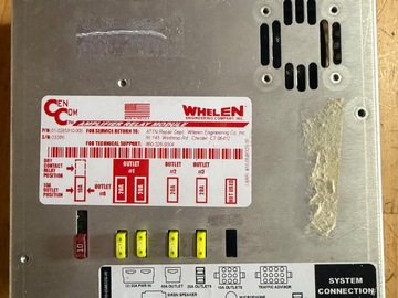 Selling with online payment: Whelen CenCom amplifier relay module 