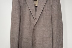 Selling with online payment: [EU][NO US TAX] NWT Lardini brown glen check jacket, size 38R