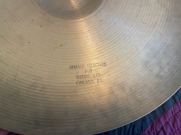 Selling with online payment: Zildjian 22" Thin Ride Vintage 60s 