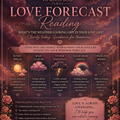 Selling: LOVE FORECAST READING- STORMY WEATHER OR RAINBOWS? 