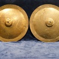 Selling with online payment: Matching pair of 16" Japanese antique cymbals