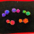 Bulk Lots: 100 pcs--Belly Charms--Asst. Fuzzy Balls Jewelry--$0.99 pcs!